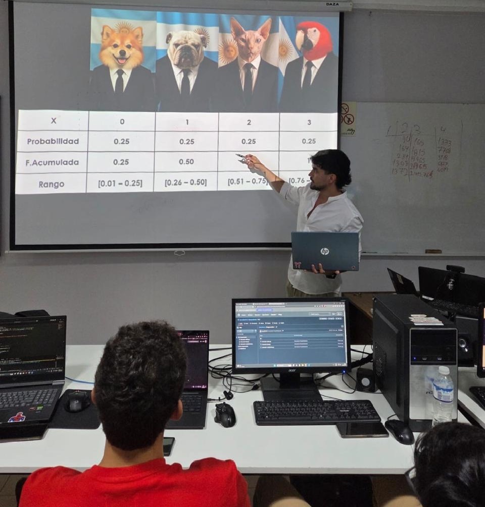 Captura del proyecto Generadores